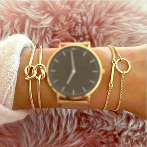 Jewelry - Gold Bracelet Set Jewelry - Gold Bracelet Set